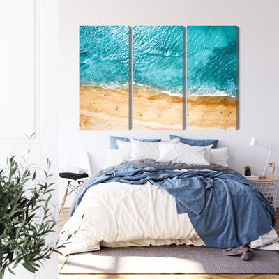 Ljuddämpande tavla - Aerial view of the ocean