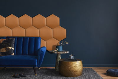 Sekskantet lydabsorber - velour