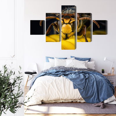 Ljuddämpande tavla - Wasp on a macro scale