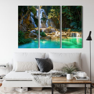 Ljuddämpande tavla - Kuang si waterfall