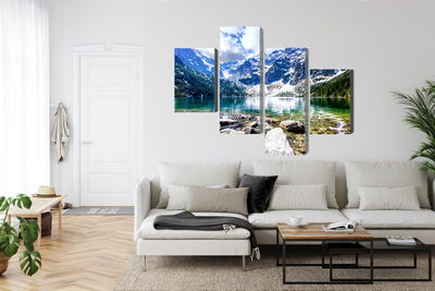 Ljuddämpande tavla - Lake morskie oko 3d