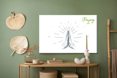 Ljuddämpande tavla - Prayer to god