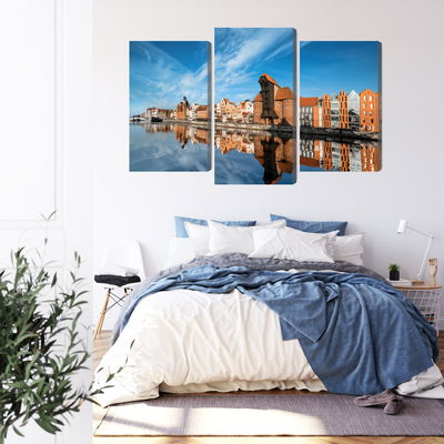 Ljuddämpande tavla - Panorama of gdansk