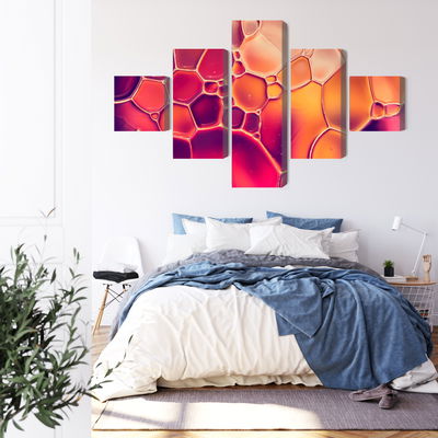 Ljuddämpande tavla - Water drops on a macro scale