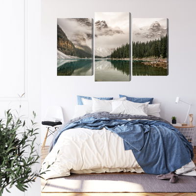 Ljuddämpande tavla - Moraine Lake in banff