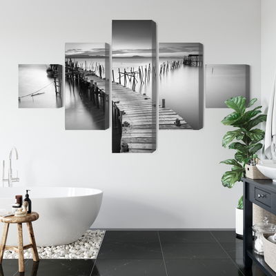 Ljuddämpande tavla - A dilapidated pier