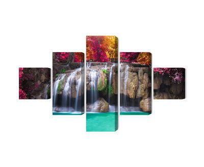 Ljuddämpande tavla - A waterfall in the deep