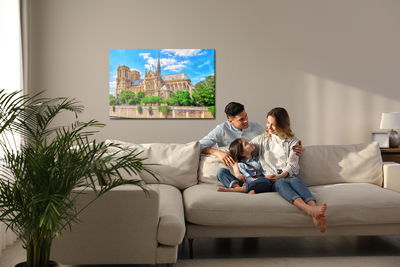 Ljuddämpande tavla - Notre dame cathedral in Paris