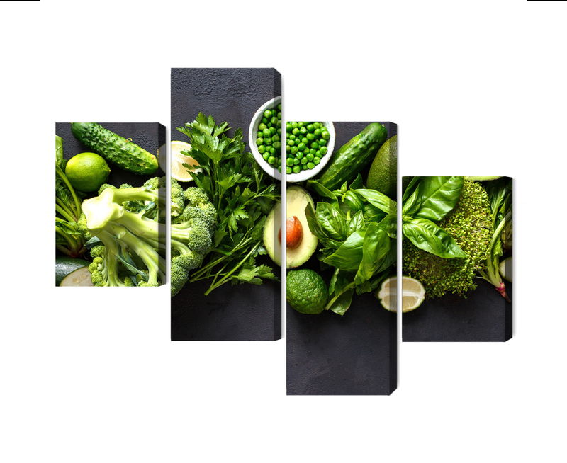 Ljuddämpande tavla - Green vegetables