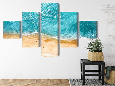 Ljuddämpande tavla - Aerial view of the ocean