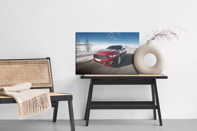 Ljuddämpande tavla - The car in motion