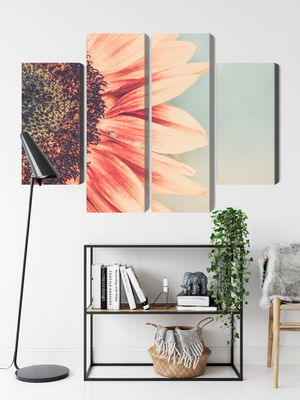 Ljuddämpande tavla - Blooming sunflower