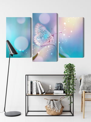 Ljuddämpande tavla - A delicate butterfly