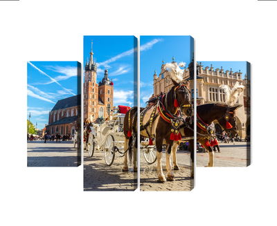 Ljuddämpande tavla - Horse carriages