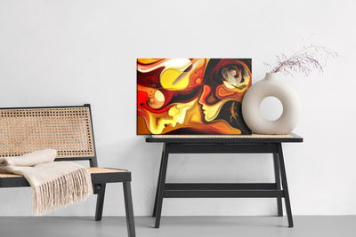 Ljuddämpande tavla - Abstract human faces