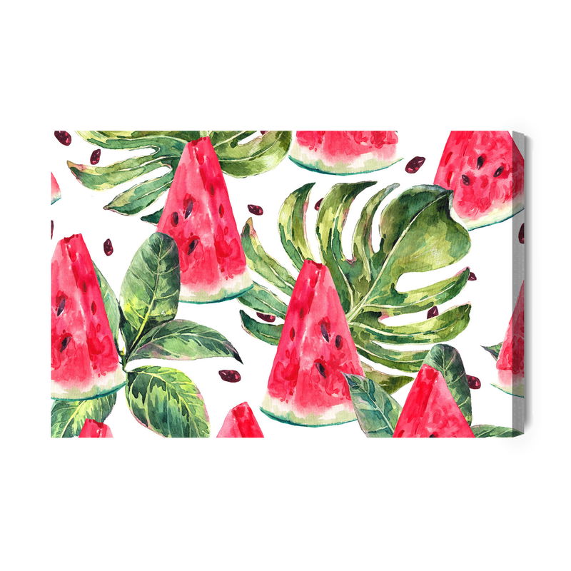 Ljuddämpande tavla - Watermelon with tropical