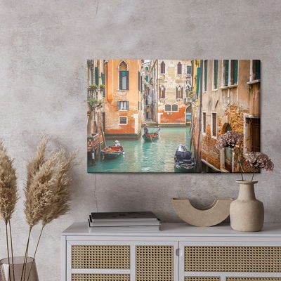 Ljuddämpande tavla - Gondolas in venice
