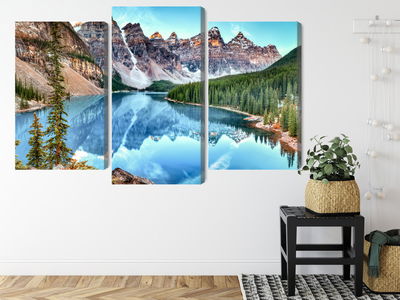 Ljuddämpande tavla - Moraine Lake in banff