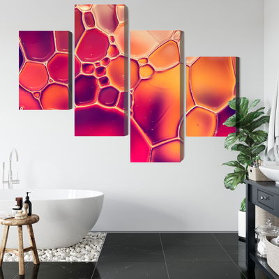 Ljuddämpande tavla - Water drops on a macro scale