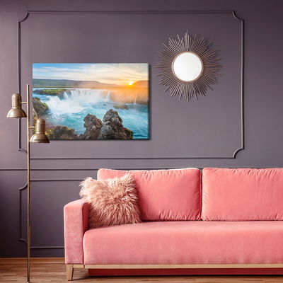 Ljuddämpande tavla - Godafoss waterfall in iceland