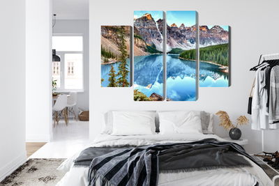 Ljuddämpande tavla - Moraine Lake in banff