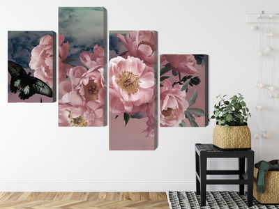 Ljuddämpande tavla - Bouquet of flowers