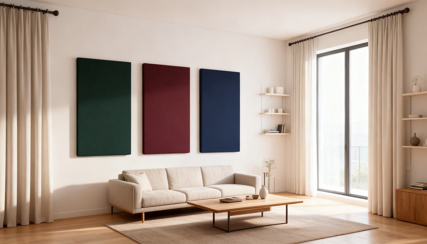 Ljudabsorbera en vägg