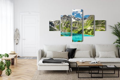 Ljuddämpande tavla - Crystalline lake