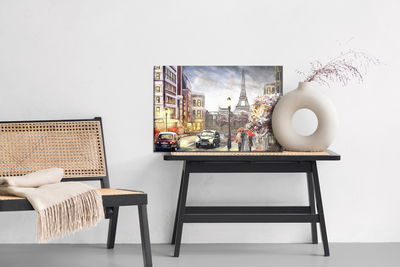 Ljuddämpande tavla - A cloudy day in Paris