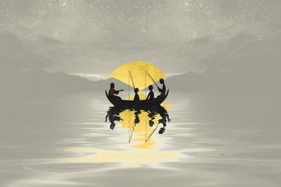 Ljuddämpande tavla - Jesus with his disciples