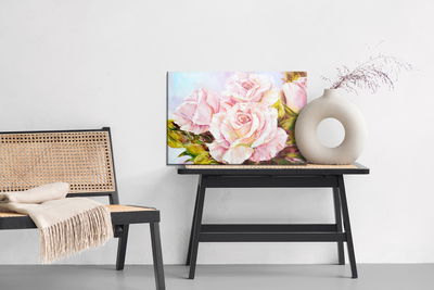 Ljuddämpande tavla - Roses as painted