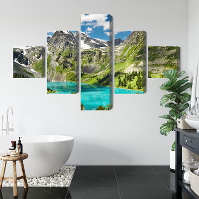 Ljuddämpande tavla - Crystalline lake