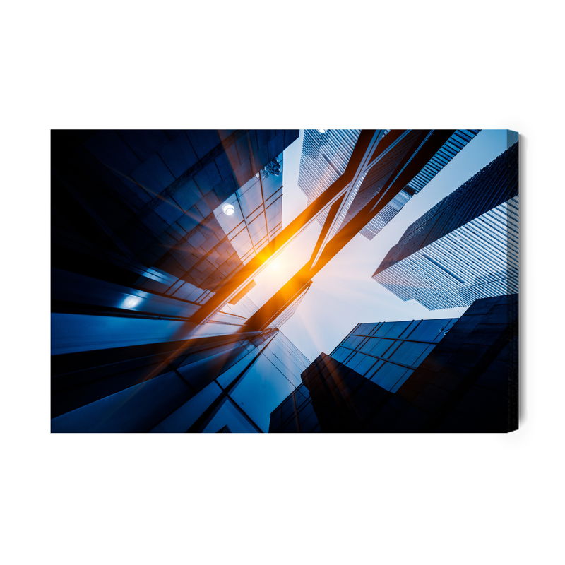 Ljuddämpande tavla - Skyscrapers, Shanghai