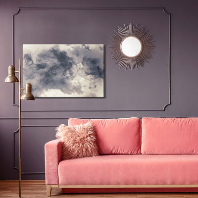 Ljuddämpande tavla - Abstract dark clouds