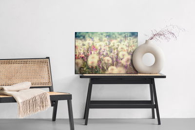 Ljuddämpande tavla - Flowers on the meadow