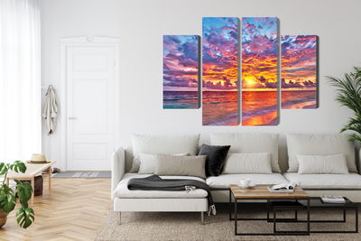 Ljuddämpande tavla - Picturesque sunset