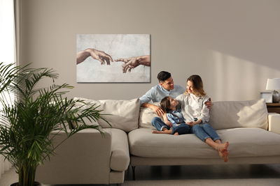 Ljuddämpande tavla - The creation of adam