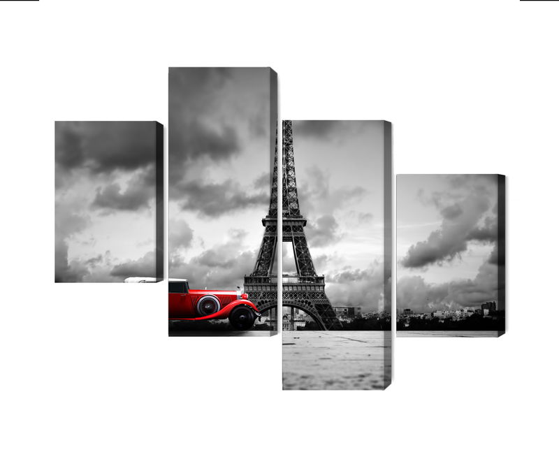 Ljuddämpande tavla - Black and white view