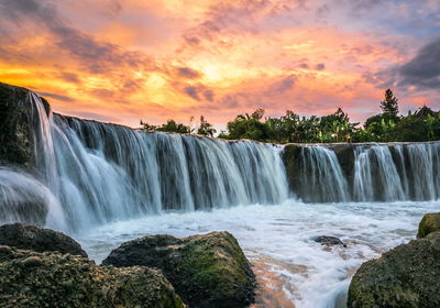 Ljuddämpande tavla - Parigi waterfall in indonesia
