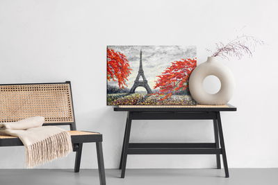 Ljuddämpande tavla - The eiffel tower between