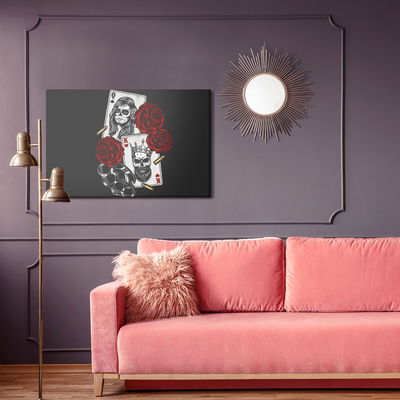 Ljuddämpande tavla - Death cards