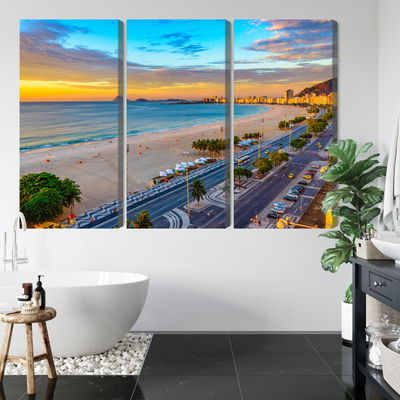 Ljuddämpande tavla - Sunrise view of copacabana