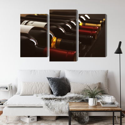 Ljuddämpande tavla - Delicious wine bottles