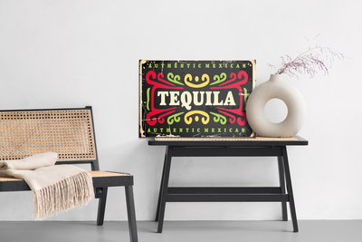 Akoestisch schilderij - Colorful vintage lettering