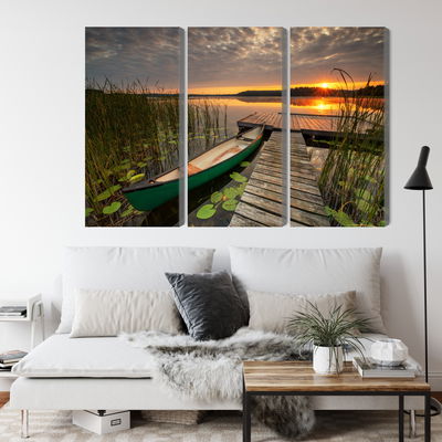 Ljuddämpande tavla - Summer sunrise