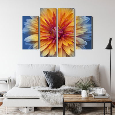 Ljuddämpande tavla - Chrysanthemum flower close