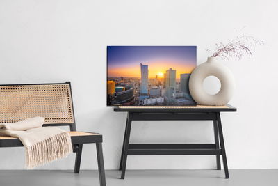 Ljuddämpande tavla - Modern skyscrapers of Warsaw