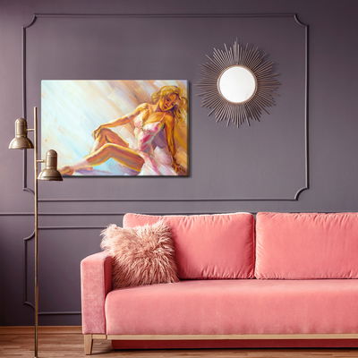 Ljuddämpande tavla - Painted ballerina