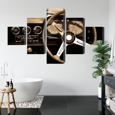 Ljuddämpande tavla - The dashboard of an antique