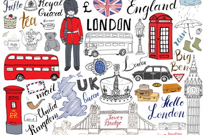 Ljuddämpande tavla - Famous symbols of London